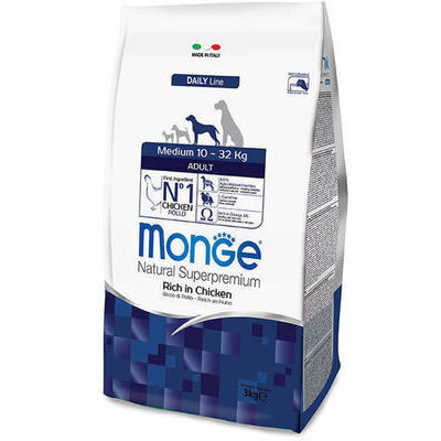 Sausā barība MONGE MEDIUM Adult 12 kg